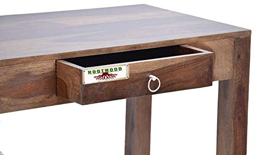 Image of Sheesham Wood Writing Computer & Study Table for Home and Office Furniture (Warm Chestnut) (Study Table 3)