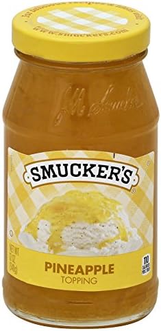 Smucker's Pineapple Spoonable Ice Cream Topping, 12 oz