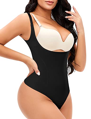 Image of Womens Shapewear Bodysuit Body Shaper Thong