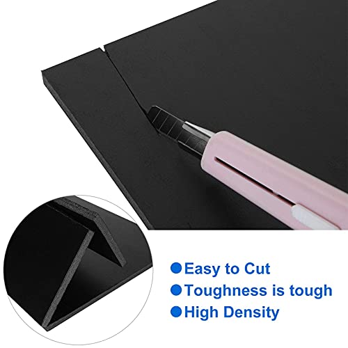 20 Pack 11x14 inch Black Foam Boards, Foam Core Backing Boards 3/16 Inch Thick Double - Thumbnail 3