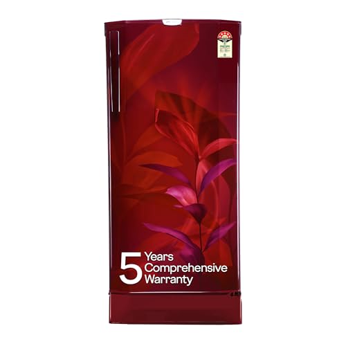 Image of Godrej 234 L 5 Star 5 Years Comprehensive Warranty Hygiene+ Inverter Technology 2.25L Bottle Space Direct Cool Single Door Refrigerator (RD EDGEPRO 255E TAI MN WN, Marine Wine)