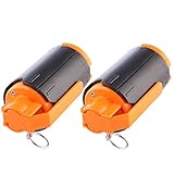 Lingxuinfo Tactical Grenades, 2 Pack Plastic CS Grenade Water Bullet Bomb Foam Bullet Ball Grenade...