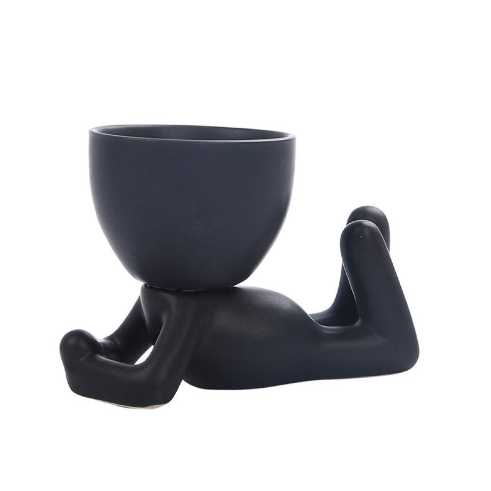 Pot de fleur nordique pour fenêtre et bureau, décoration céramique créative