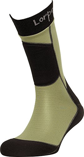 Lorpen Unisex T3+ Trekking Expedition Socks, Green, Small