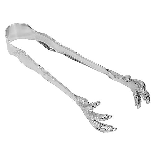 Claw Style Ice Tongs, Safe Kitchen Tweezers Prevents Slipping Rust Proof Tongs Reasonable for Bar for Sugar Cubes Bar