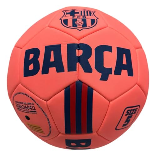 JYC CREATIVE Balón de Fútbol, Pelota para Jugar al Fútbol, Regalos Ideales para Aficionados, Regalo para Niños, Chicos y Adultos, Soccer Ball, (Barcelona, Modelo 2)