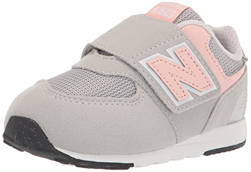 New Balance Kid's 574 V1 New-B Hook and Loop Sneaker, Rain...