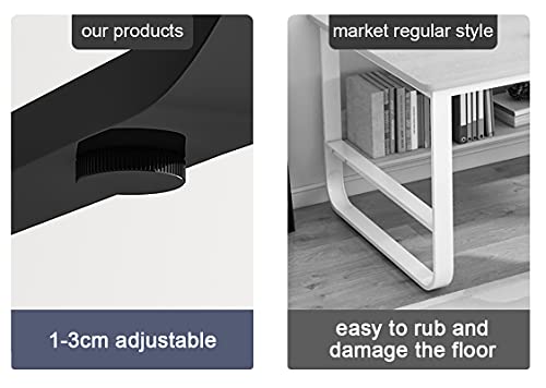 Goodan Computer Desk for Home Office with Storage Modern Simple Study Desks Small Spaces Laptop Table