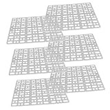 SHINEOFI 6 Piezas Alfombrillas para Jaula de Conejo Transpirables y Antideslizantes para Patas de Conejo Suministros para Mascotas para Jaulas de Hámster