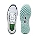 PUMA Men's Ignite Elevate X Golf Shoes, White-Deep Navy-Modern Mint, 10.5