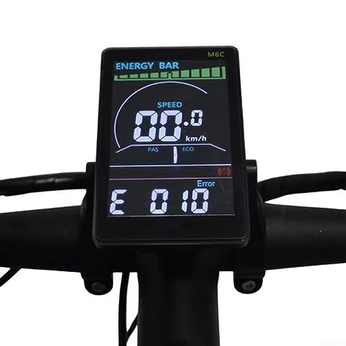 Electric Bike LCD Display Screen, 3.6 inch TFT Large Colorful Screen M6C E-Bike Scooter Meter Panel Ebike Accessories, with 5Pin SM Cable - Image 8