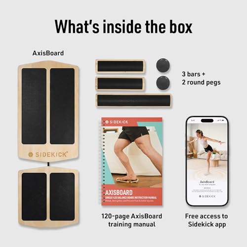 image for SIDEKICK AxisBoard Rehab & Training System | Balance Board & Physical 