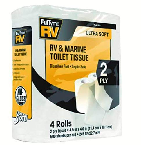 Camco Rv 2 Ply Toilet Tissue 4 Rolls 40279