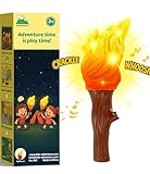 Kids Camping Toys - 2 Light Modes Kids Lantern Torch with Glowing Lights and Natural Sound Effects; Indoor/Outdoor Flashlights for Toddlers - Great Halloween, Holiday and Birthday Gift Ideas