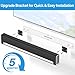 Dinghosen Soundbar Wall Mount Bracket for Sonos Playbar Metal Mount for Sonos Playbar Wall Bracket Easy to Install, Black