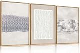 HOURIA Blue White Abstract Set