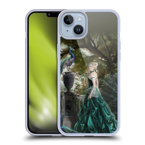 Funda de gel suave para iPhone 14 Plus carcasa flexible Nene Thomas arte esmeralda