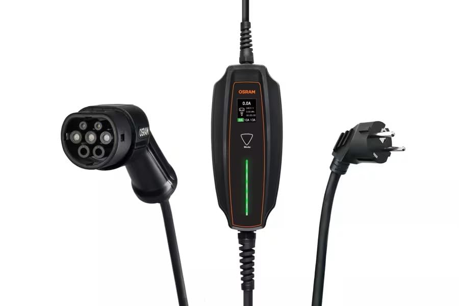Osram Elektrikli Araç Şarj Kablosu Batterycharge 7Pin Portable10