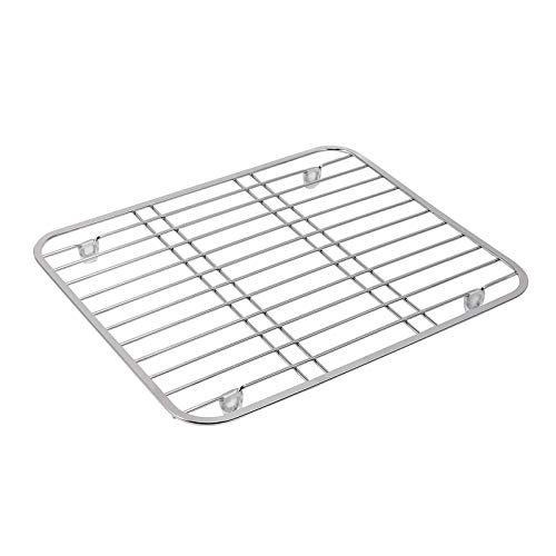 Scolapiatti per lavello in acciaio inox, multifunzione, per cucina e frutta, griglia di protezione per lavello da cucina