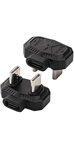 Amazon.co.jp: Leehitech USB C 変換アダプター 480Mbps U字型 USB C 1