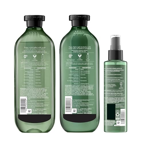 Herbal Essences Scalp + Purify Eucalyptus Sulfate Free Shampoo and Conditioner, and All-in-One Nourishing Spray Set