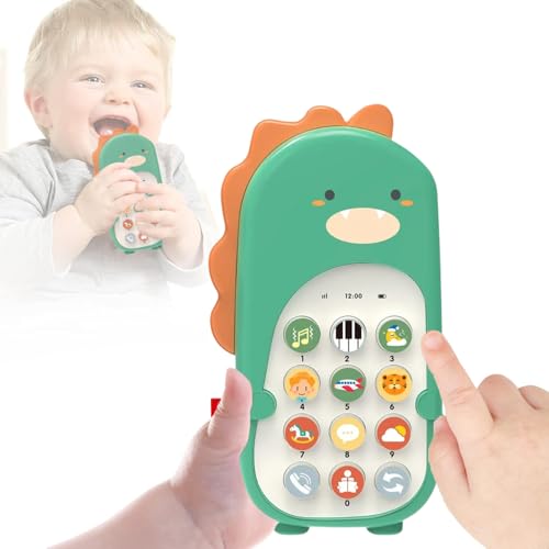 Baby Phone Toy,Baby Cell Phone Toy,Dinosaur Phone Toy,Pretend Phones Toys For Toddlers,Baby Cell Phone Toy With Early Education & Music,Musical Toy For Toddlers Kids,Baby Toy 1 Year Old