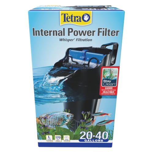Tetra Whisper 170 GPH Internal Power Aquarium...