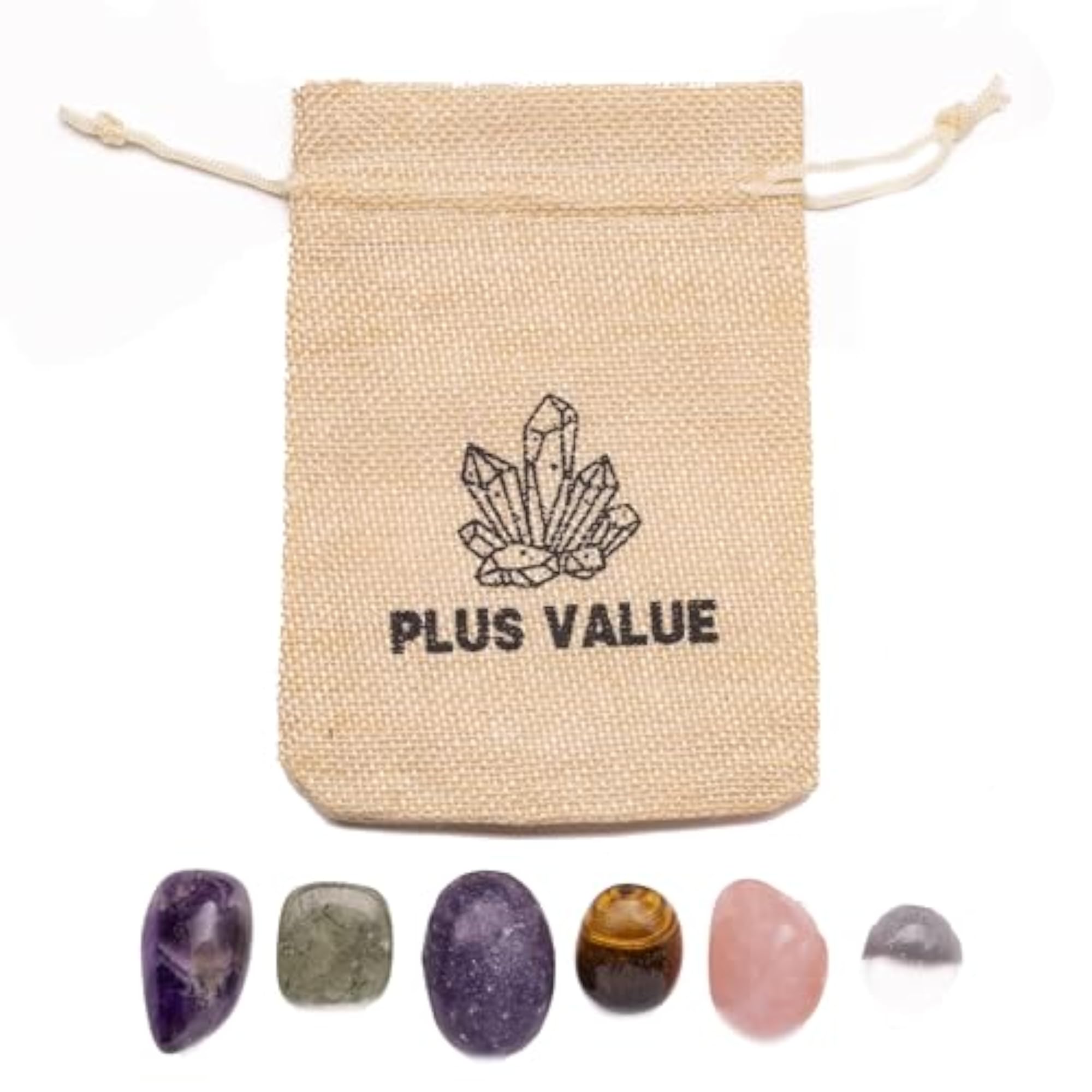 Spiritual Enlightenment Pocket Healing Crystal Bag