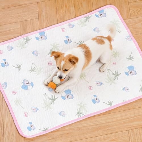 Estera de enfriamiento para mascotas impermeable lavable con base antideslizante 8