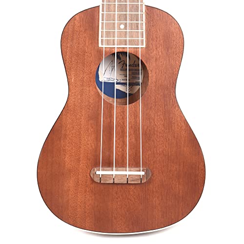 Fender Seaside Soprano Ukulele, Natural