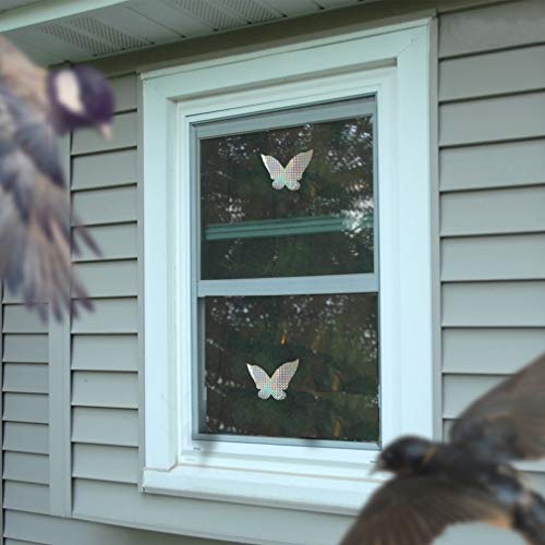 Bird Deterrent Window Decals for Bird Strikes, Anti Collision Alert