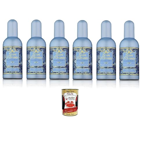 Tesori D'oriente Thalasso Therapy 100ml, Meeresduft, Noten von Bergamotte, Lavendel, Patchouli und weißem Moschus 6x100ml + Italian Gourmet polpa 400gr