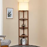 ATAMIN Alvis Edge 72" Floor Lamps for Living Room Decor, Tall Lamp for Bedroom, Modern Corner Shelf