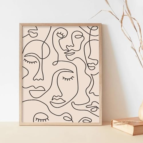 Peinture sur toile de salon moderne KEBIA pour créer une ambiance chaleureuse