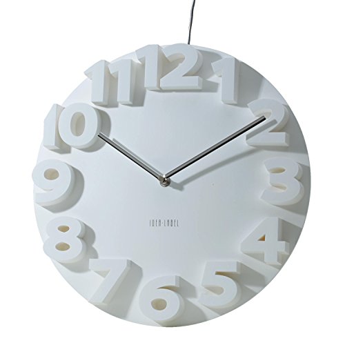 IDEA LABEL ラウンドロックウォールクロック LCW071-WH 2190539