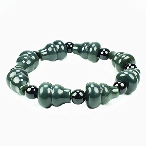 Gourde de jade naturel véritable objet décoration artisanale - 2