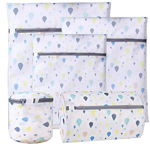 Xducom Delicates Laundry Bags With Exquisite Printed, Bra Fine Mesh Wash Bag For Underwear, Lingerie, Bra, Socks #TOP13