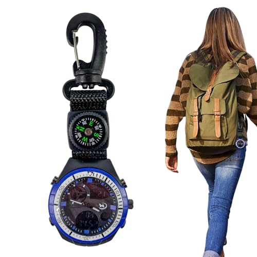 Montre de survie pour les sentiers de randonnée et bivouac nature
