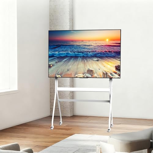 Soporte móvil para TV LCD con ruedas ajustable de 32-85 pulgadas miniatura 5