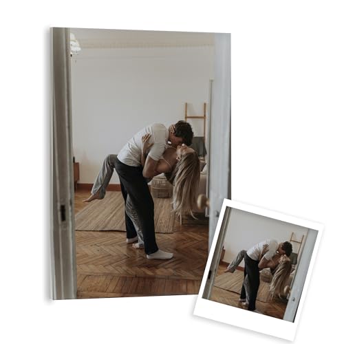 P Pevita Cuadro personalizado con foto en Metacrilato. Cuadro de 40x30cm personalizado impreso en Alta definición. Crea regalos personalizados y originales para decorar y regalar. Incluye colgadores