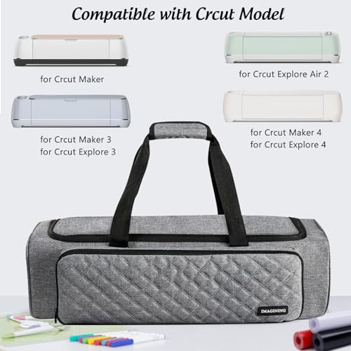 Image of IMAGINING Carrying Case Bag for Circut Maker 4, Maker 3, Explore 4, Explore 3, Explore Air 2, Large Opening Storage for Circut Accessories and Suppliers