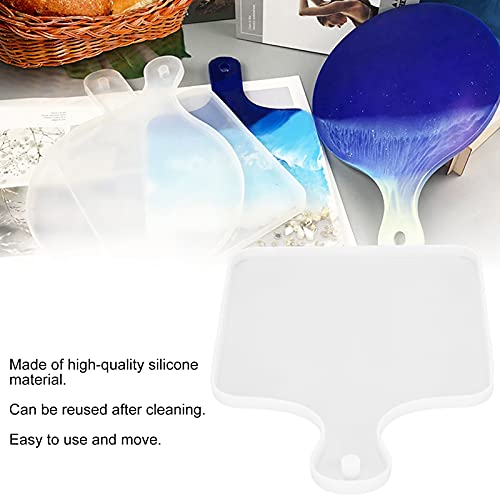 Cheese Board Epoxy Resin Mold Silicone Casting Mold Reusable 13x8.5x0.5in Rectangle Charcuterie Chopping Board Template Mould Silicone for Serving Platter - Image 4