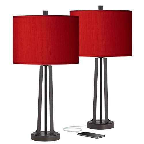 Lámparas de Mesa Modernas Posinni Euro 25.5 pulg Set 2