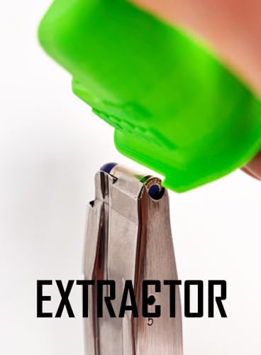 Hilljak Ergonomic Magazine Speed Loader for 2011 9mm Double-Stack Magazines, Quickie Loader, Made in USA (Neon Green)