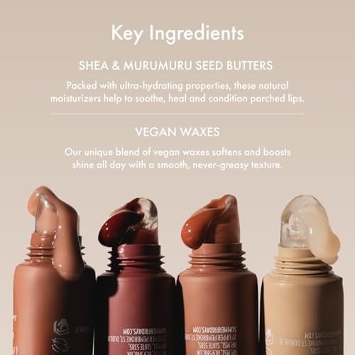 Image of Summer Fridays Tinted Lip Butter Balm - Conditioning Vegan Lip Balm for Instant Moisture, Shine & Hydration - Sheer-Tinted, Soothing Skincare - Iced Coffee (.5 Oz)