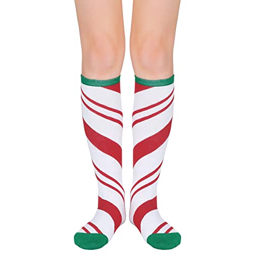 Image of American Trends Women's Knee High Socks, Novelty Holiday Printed Tall Tube Socks, Casual & Party Athletic Sports Stockings