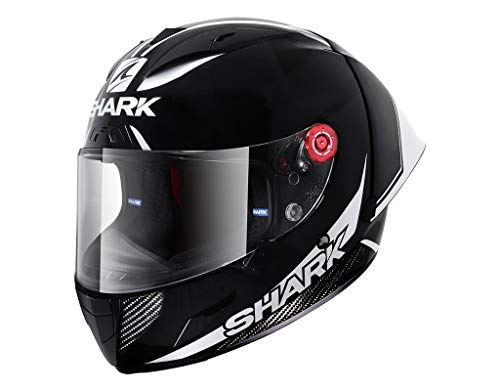Shark Race-R Pro Gp Blank 30th Anniversary Casco Moto, Hombre, Negro, Xs Shark Race-R Pro Gp Blank 30th Anniversary Casco Moto, Hombre, Negro, Xs