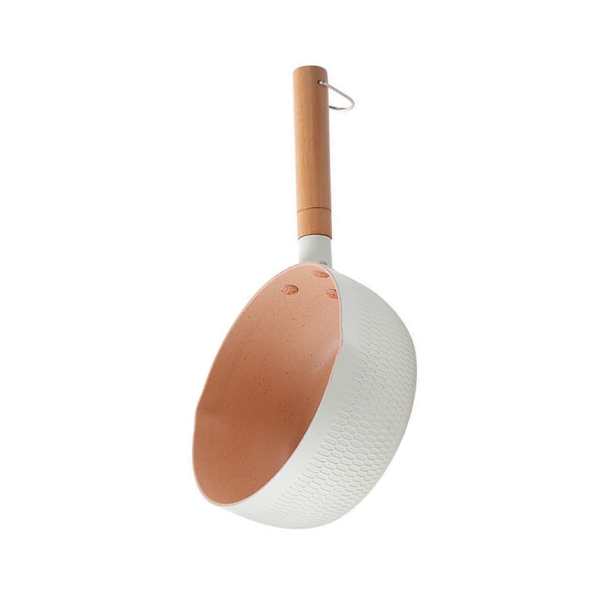 Olla de fideos antiadherente BESTonZON con mango de madera para cocinas de gas y eléctrica