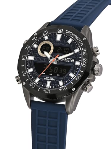 Image of Kenneth Cole Reaction Digi-Analog Blue Dial Watch for Men - KRWGP0070603