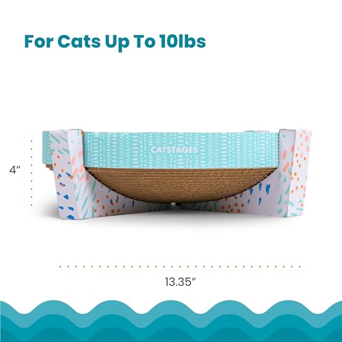 Petstages Catstages Arranhador Ondulado Para Gatos Com Erva-Dos-Gatos (Embalagem Pode Variar)